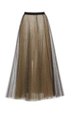 J. Mendel Embellished Lurex-tulle Midi Skirt