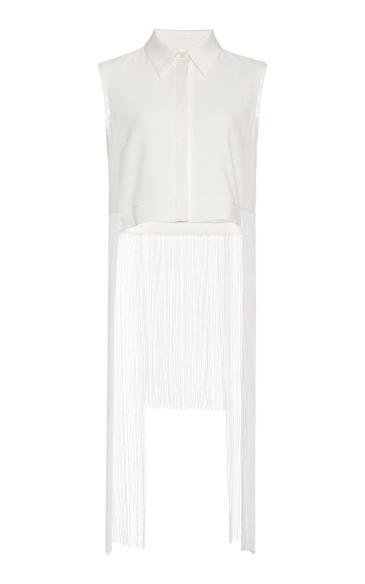 Moda Operandi Galvan Elio Fringed Top Size: 34
