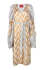 Izba Rouge Balloon Sleeve Wrap Dress