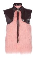 Nina Ricci Faux Shearling Sleeveless Jacket