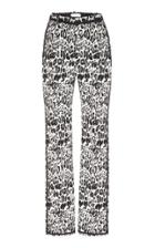 Moda Operandi Unttld Leopard Jacquard Trousers Size: 2