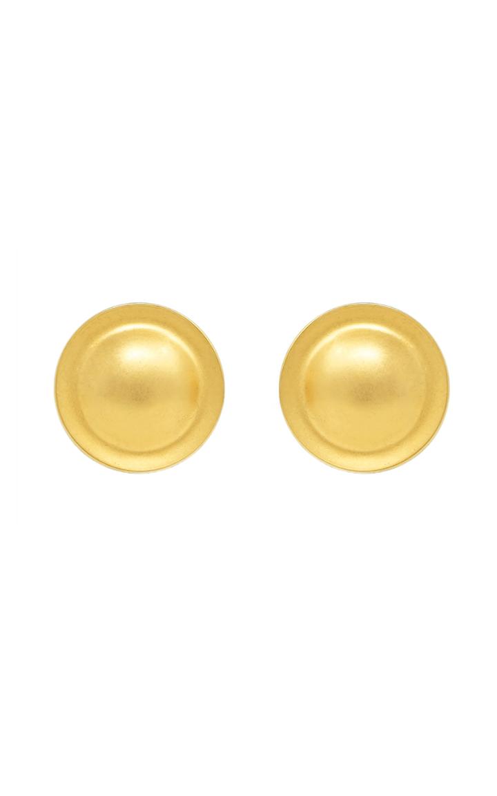 Moda Operandi Ben-amun 24k Gold-plated Button Clip Earring