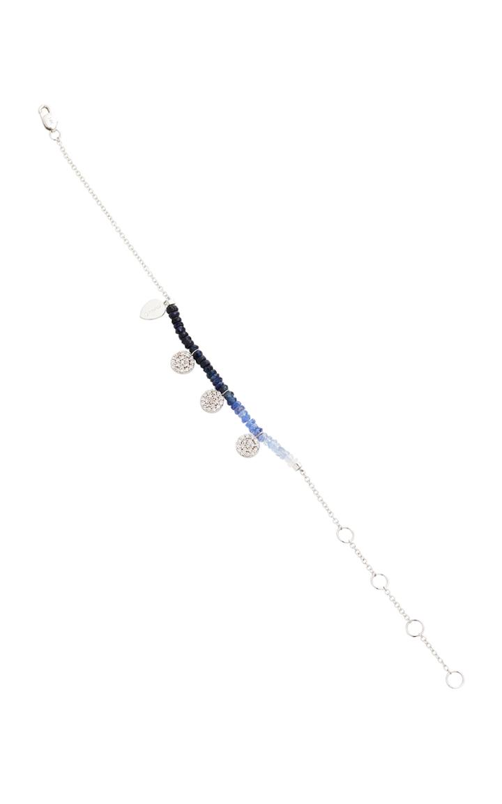 Meira T 14k Gold Sapphire And Diamond Bracelet