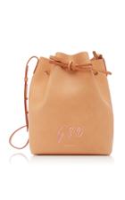 Moda Operandi Mansur Gavriel Monogrammable Vegetable Tanned Bucket Bag