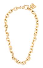 Dolce & Gabbana Country Logo-detailed Gold-tone Brass Chain Necklace