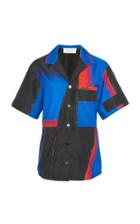 Sportmax Hieros Colorblock Poplin Top