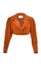 Lilly Sarti Cropped Leather Bolero