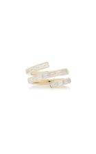 The Last Line Twist 14k Yellow Gold And Diamond Ring