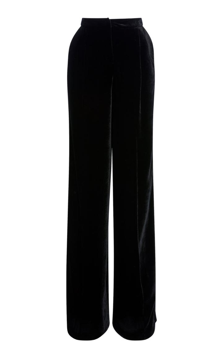 Zuhair Murad Velvet Wide-leg Pants