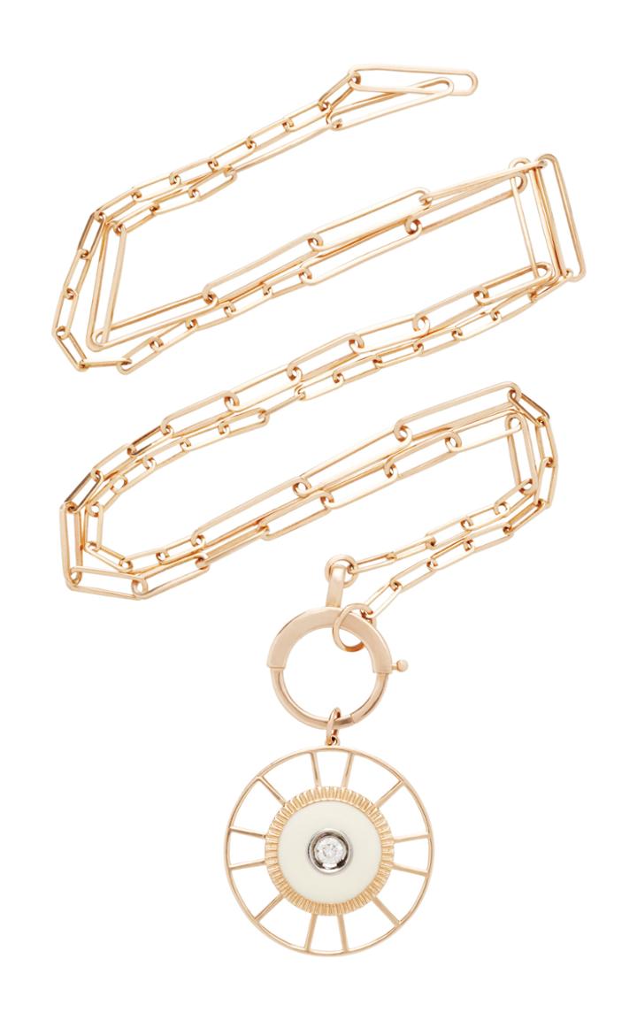 Melis Goral 14k Gold And Diamond Necklace