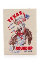 Moda Operandi Olympia Le-tan Texas Roundup Embroidered Canvas Clutch