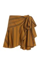 Moda Operandi Significant Other Aero Striped Canvas Wrap Skirt