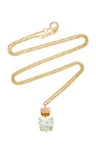 Misui Klar Aquamarine And Citrine Pendant