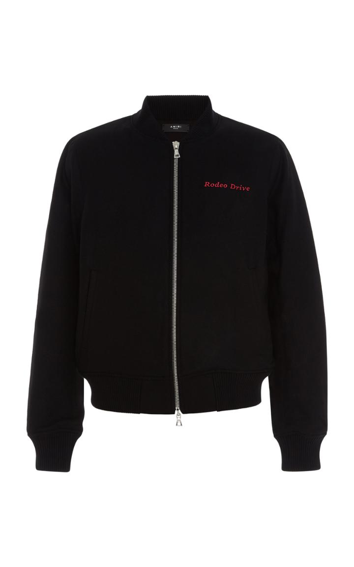 Amiri Beverly Hills Wool Bomber Jacket