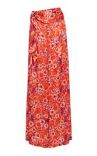 Moda Operandi Amur Geneva Floral High-waisted Silk Pants Size: 0