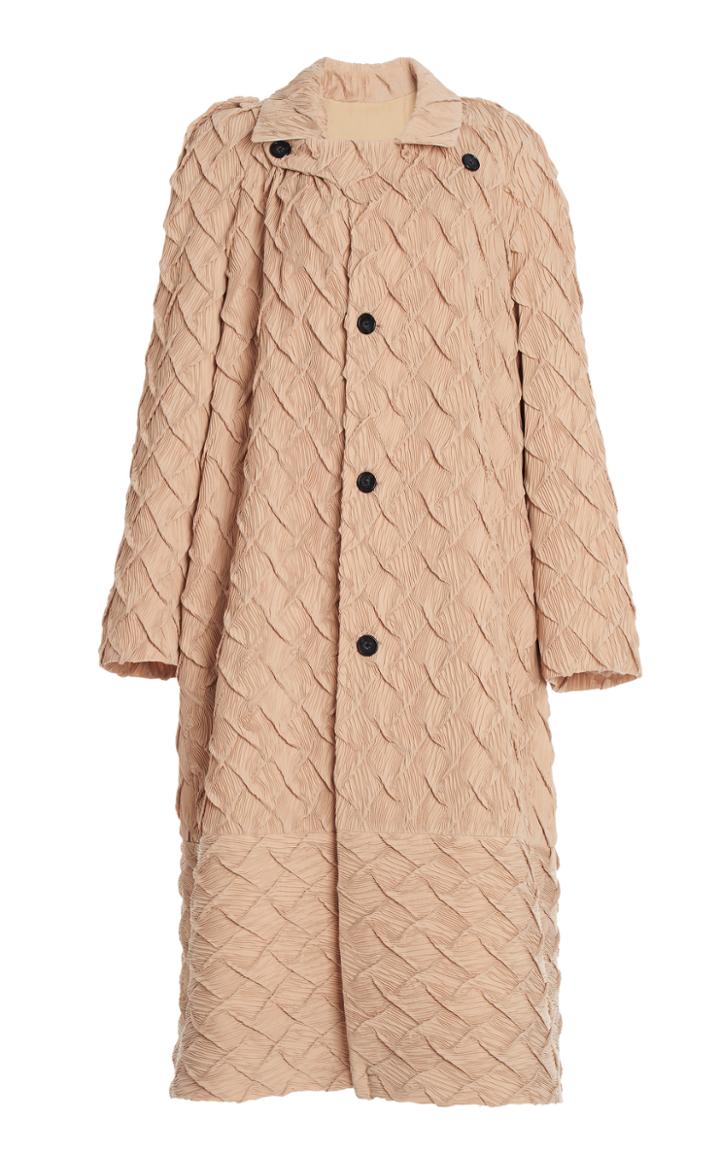 Moda Operandi Roland Mouret Shilton Textured Gauze Coat