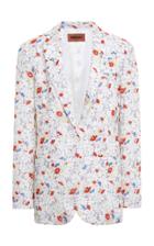 Moda Operandi Missoni Floral Print Silk Blazer Size: 38