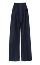 Moda Operandi Martin Grant Belted Cotton Wide-leg Pants