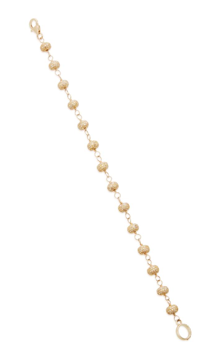 Sheryl Lowe 14k Gold And Diamond Bracelet