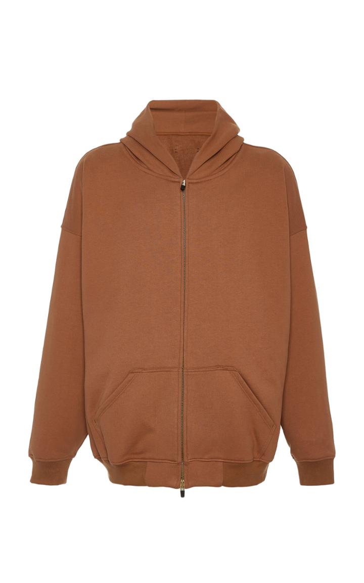 Fear Of God Everyday Full Zip Cotton Hooded Sweatshirt Size: S