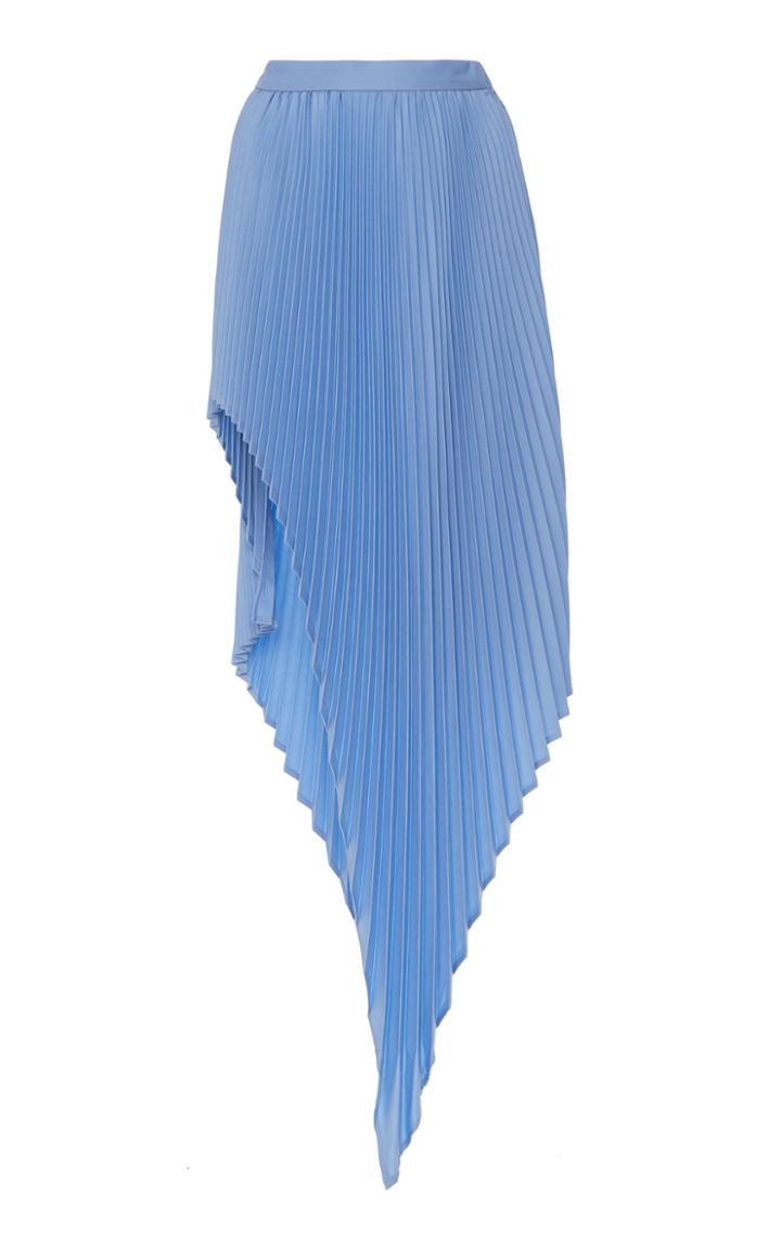 Pyer Moss High-low Wool Napkin-hem Skirt