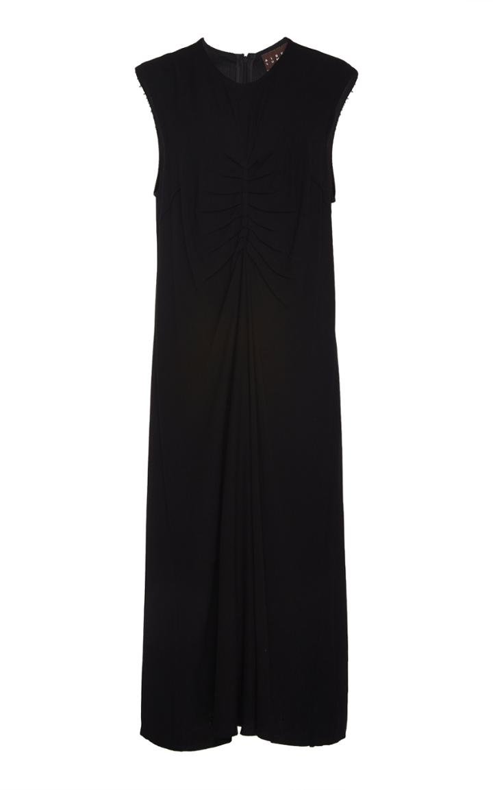 Moda Operandi Albus Lumen Ruched Crepe Dress Size: 8