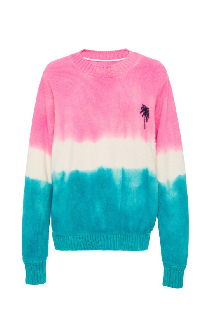 The Elder Statesman Dyed Palm Tree Sweater