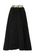 Christian Siriano Black Box Pleat Skirt