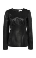 Moda Operandi Christopher Esber Charli Lambskin Leather Top Size: 8