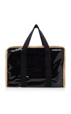 Kassl Lacquered Cotton-canvas Tote