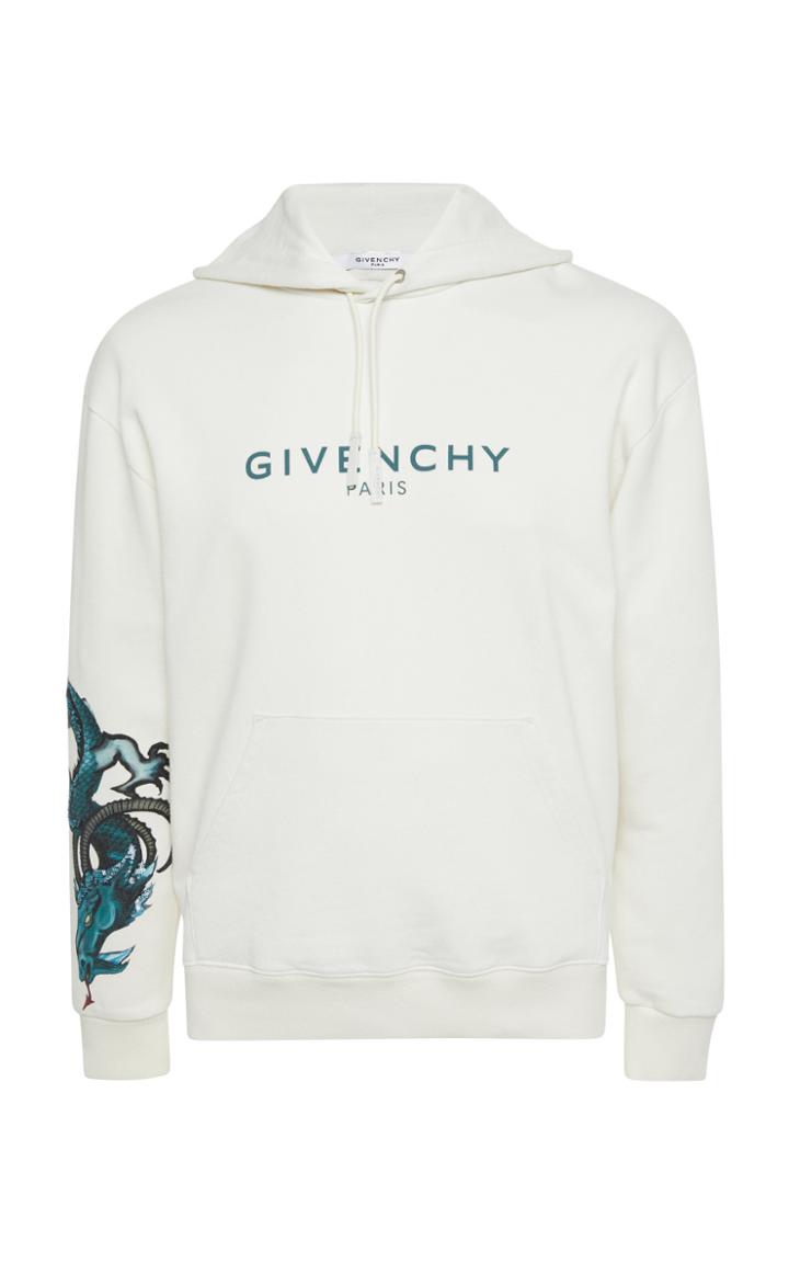 Givenchy Capricorn Cotton Logo Hoodie