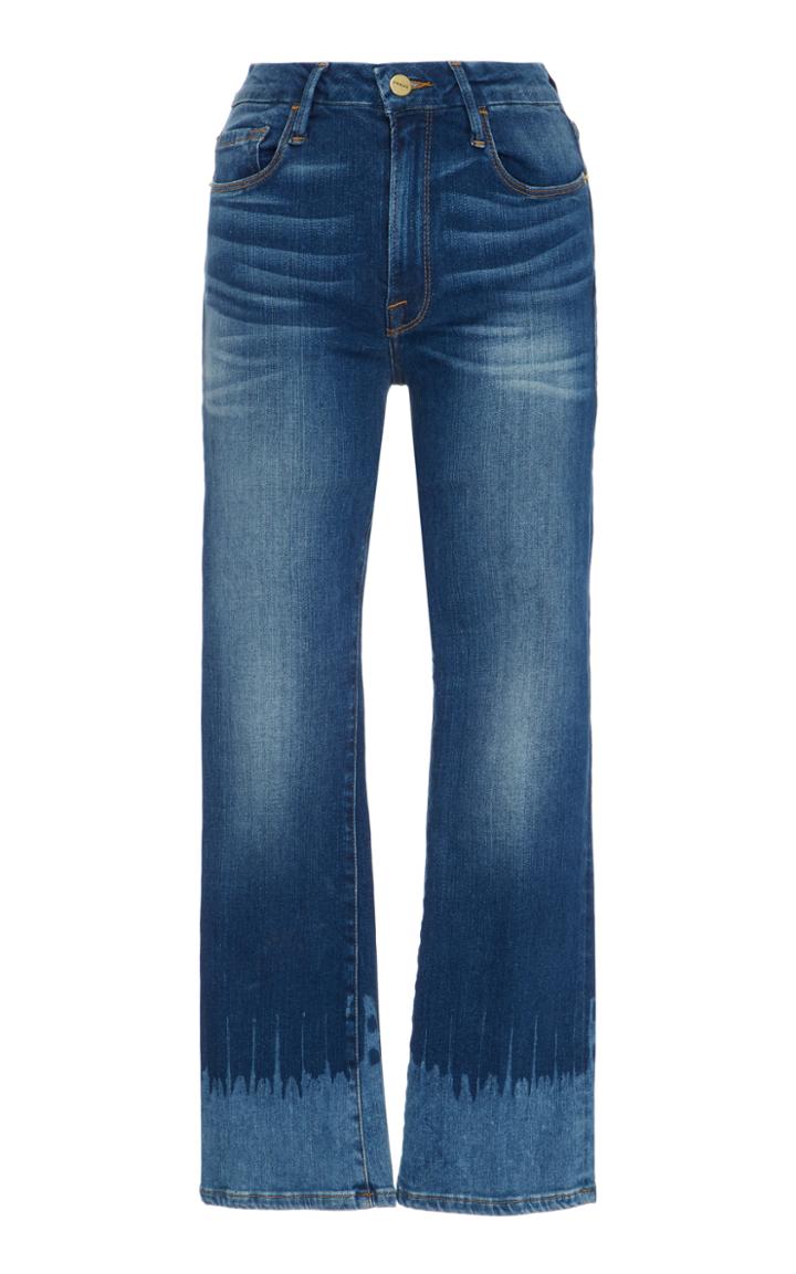 Frame Denim Adair Le Crop High-rise Bootcut Jeans