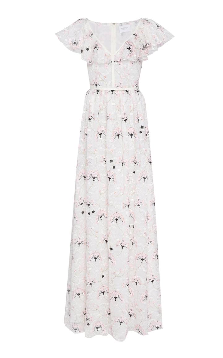 Giambattista Valli Floral Embroidered Maxi Dress