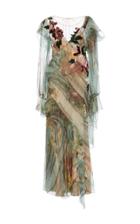 Alberta Ferretti Chiffon Gown