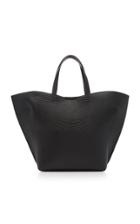 Imago-a Embossed Leather Shell Tote