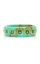 Moda Operandi Mark Davis Vintage Bakelite, 18k Yellow Gold And Peridot Bracelet