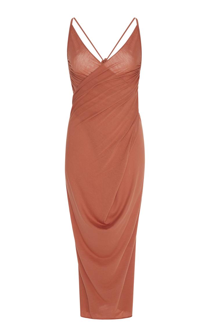 Rick Owens Lilies Wrap-effect Jersey Dress
