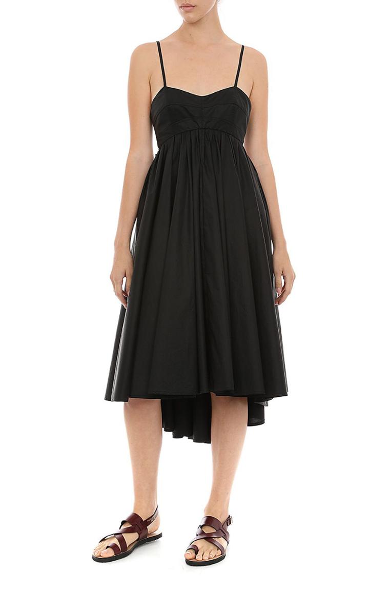Moda Operandi Philosophy Di Lorenzo Serafini Pleated Cotton-poplin Dress