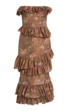 Moda Operandi Brock Collection Roxella Strapless Ruffled Dress