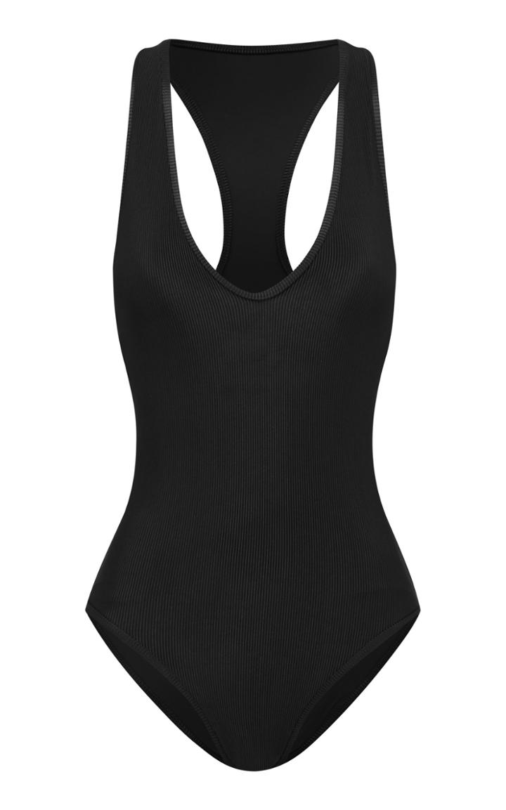 Moda Operandi Abysse Zale Racer-style V-neck One Piece