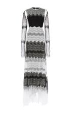 Emilio De La Morena Long Sleeve Lace Dress