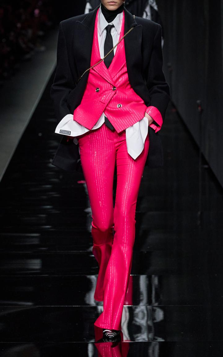 Moda Operandi Versace Double-breasted Cady Blazer