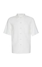 Ami Short-sleeve Jersey Button-up Shirt