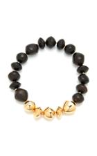 Moda Operandi Vhernier 18k Pink Gold And Ebony Trottola Necklace