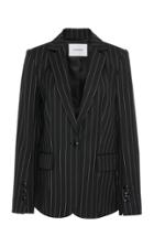 Frame Denim Classic Wool-blend Pinstriped Blazer