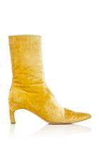 Rosetta Getty Velvet Heeled Boot