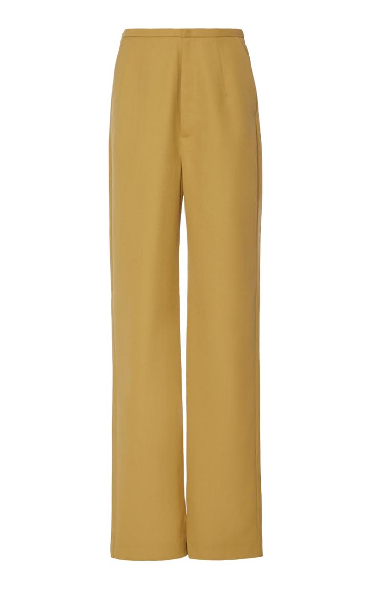 Toteme Arles High-rise Crepe Straight-leg Trousers