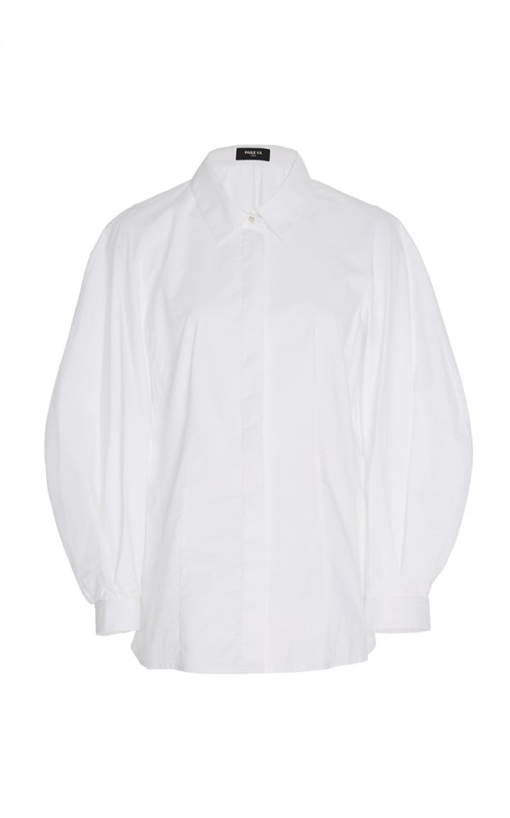 Paule Ka Cotton Poplin Blouse