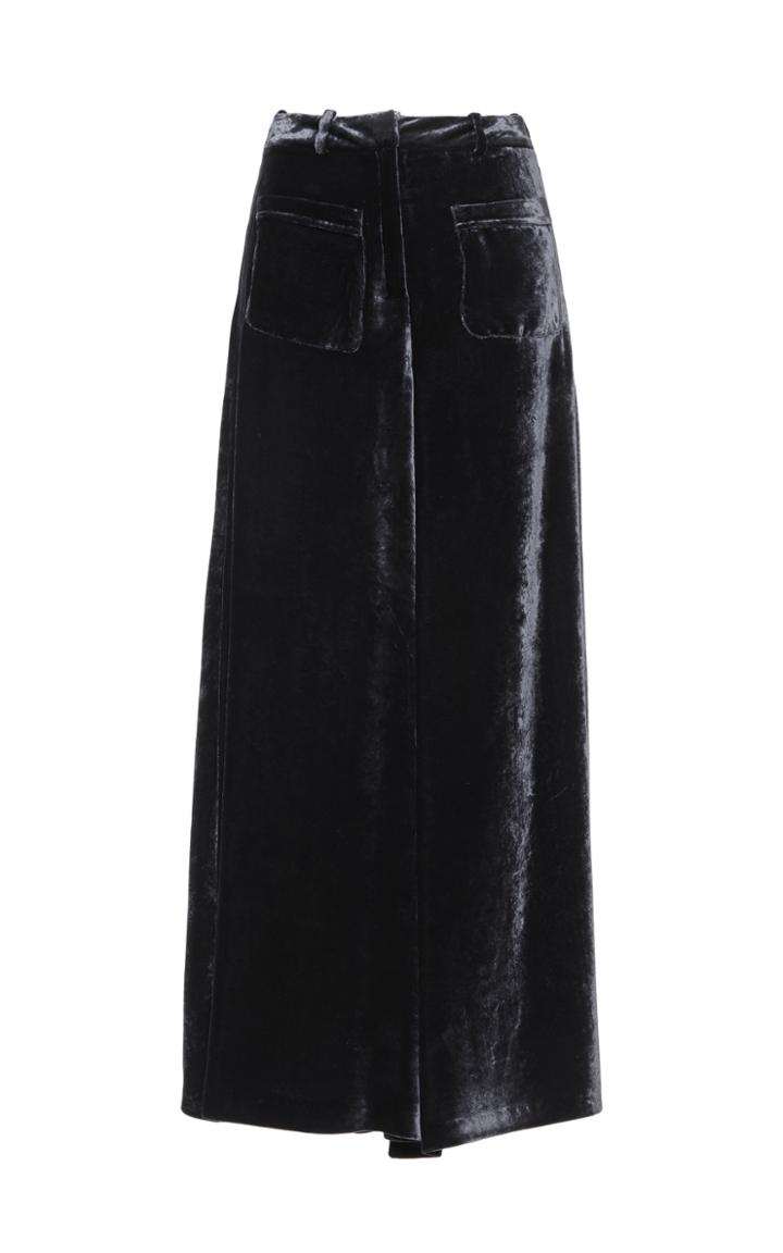 Vivetta Berna Wide Leg Velvet Pants