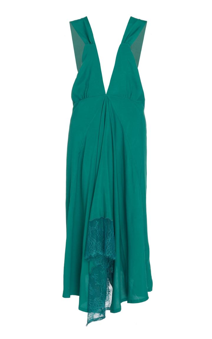 Pushbutton Flare Tent Strap Dress